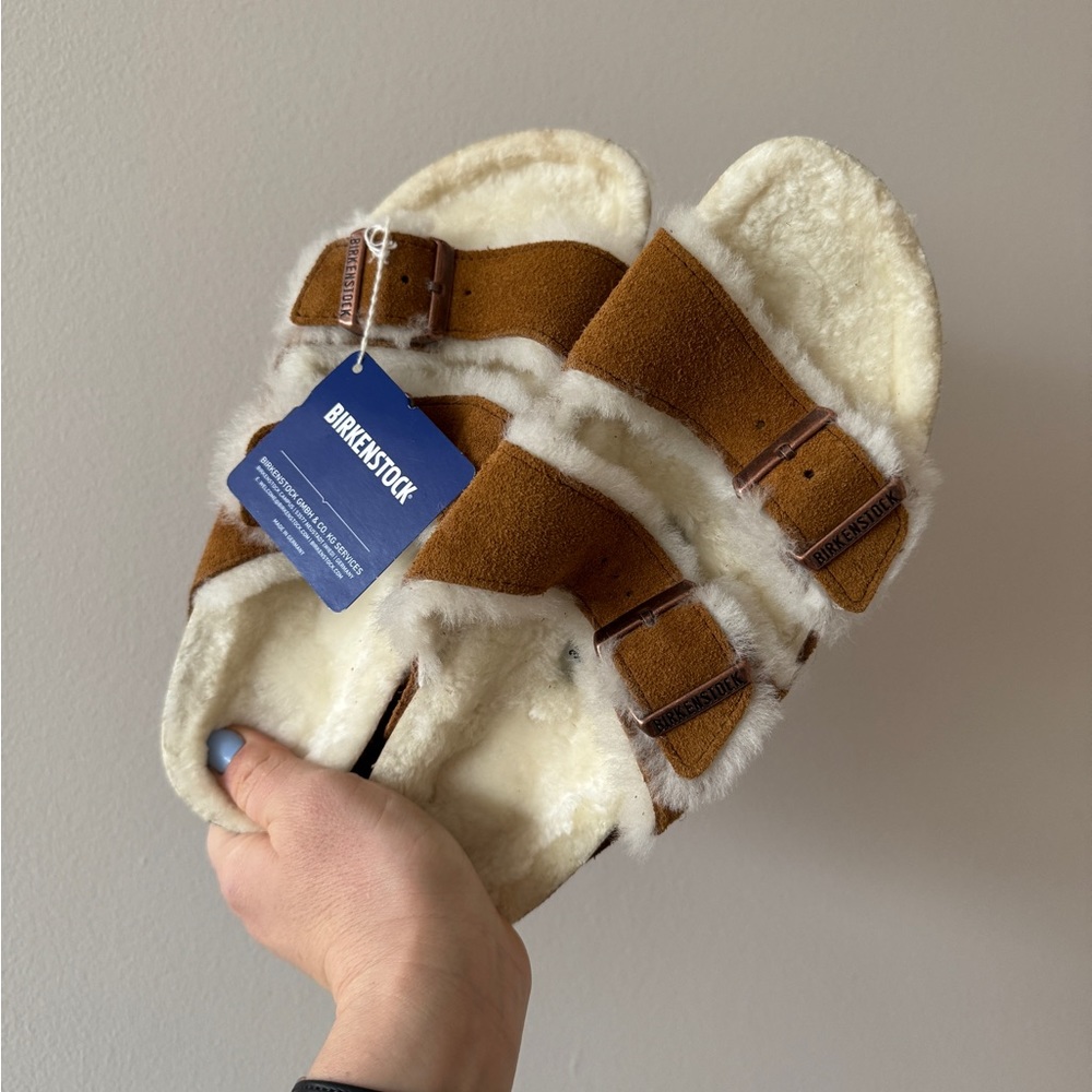 Birkenstock Arizona Shearling sandal!
